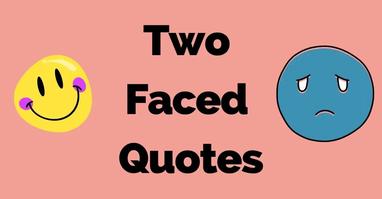 quotes about two faced people