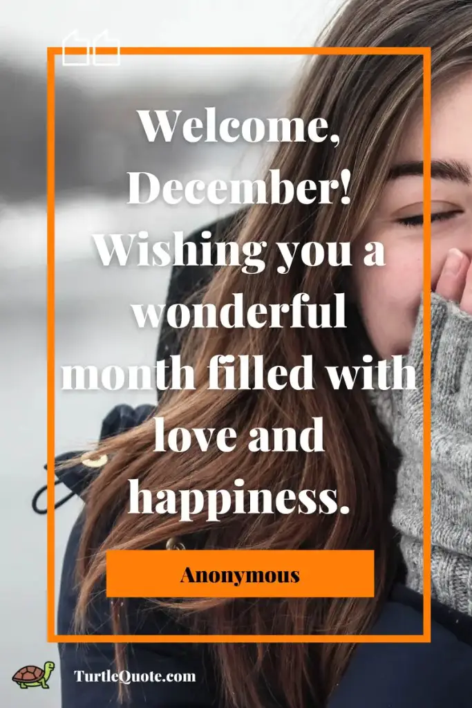 Welcome December Quotes
