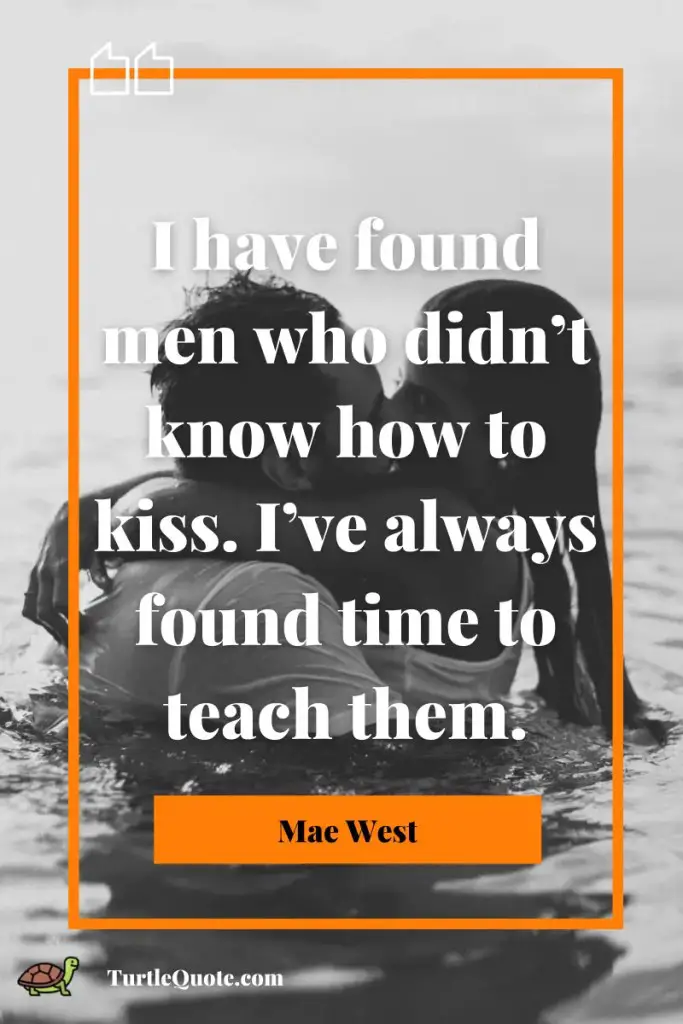 Mae West Quotes on Men