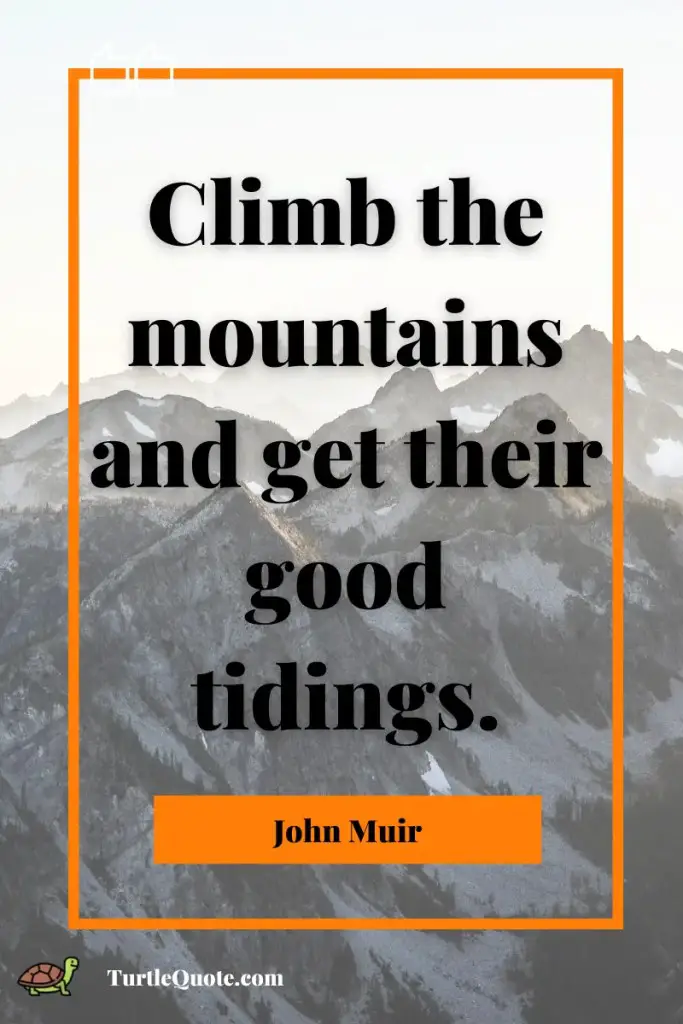 John Muir Quotes on Mountains