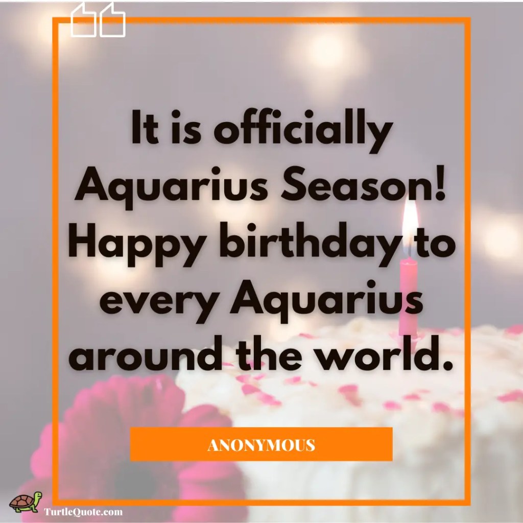 Aquarius Birthday Quotes