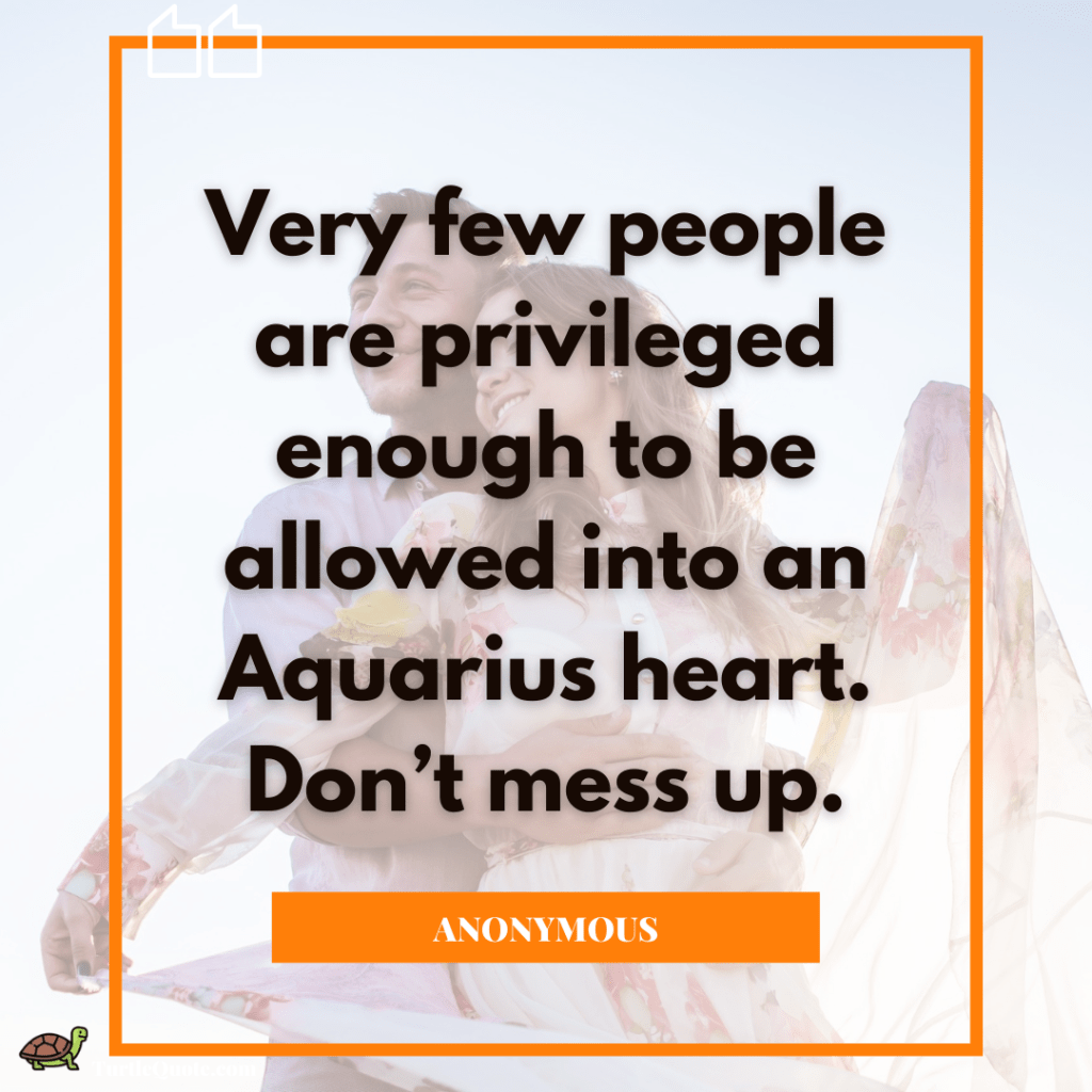 40 Aquarius Quotes About Woman, Relationship & More | Turtle Quotes