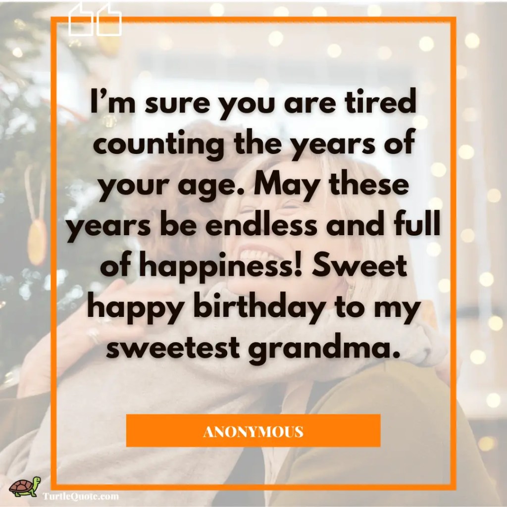 Grandma Birthday Quotes
