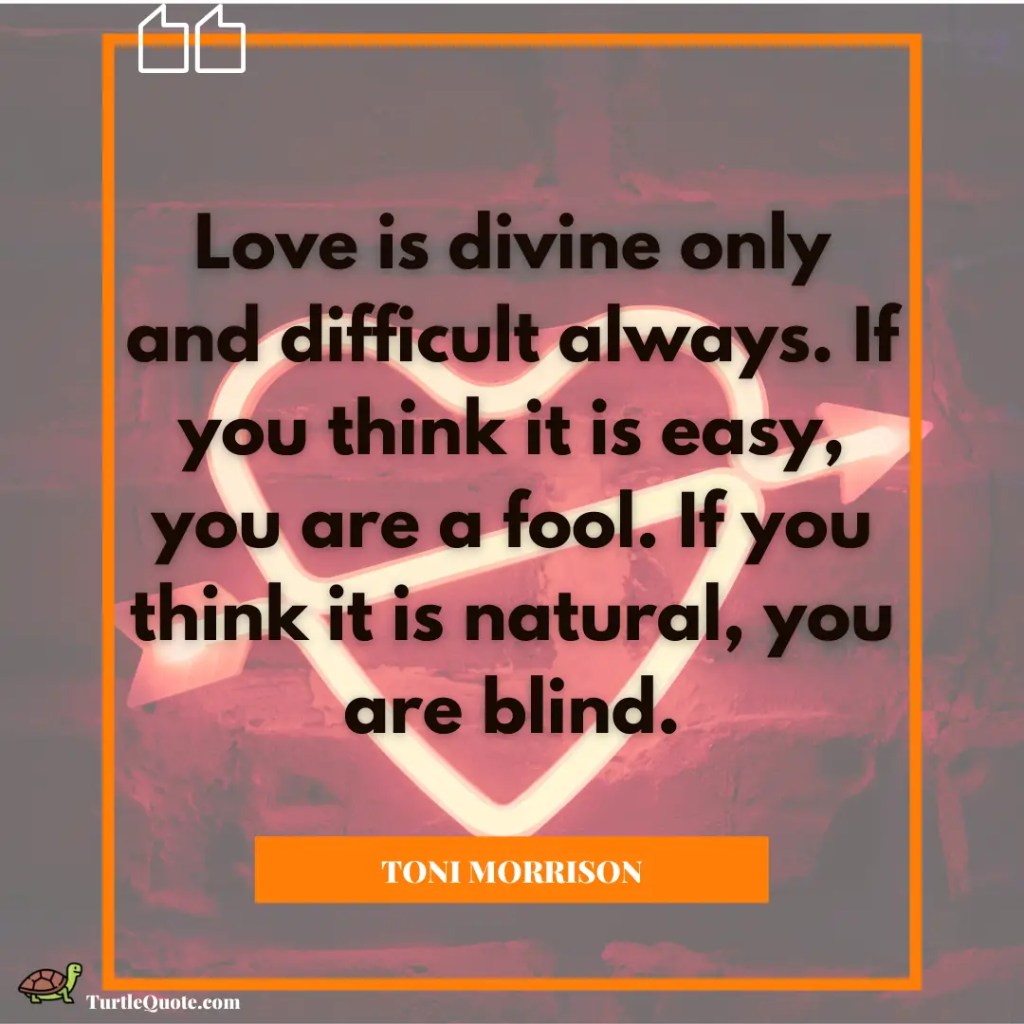 Toni Morrison Quotes On Love