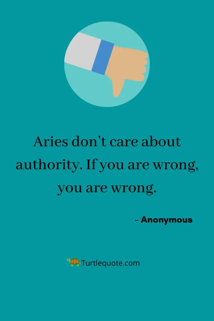 43 Relatable & Savage Aries Quotes About Women & More | Turtle Quotes