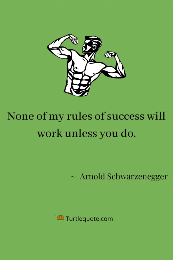 Arnold Schwarzenegger Quotes On Success