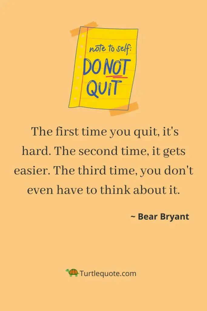 Bear Bryant Quotes About Losing