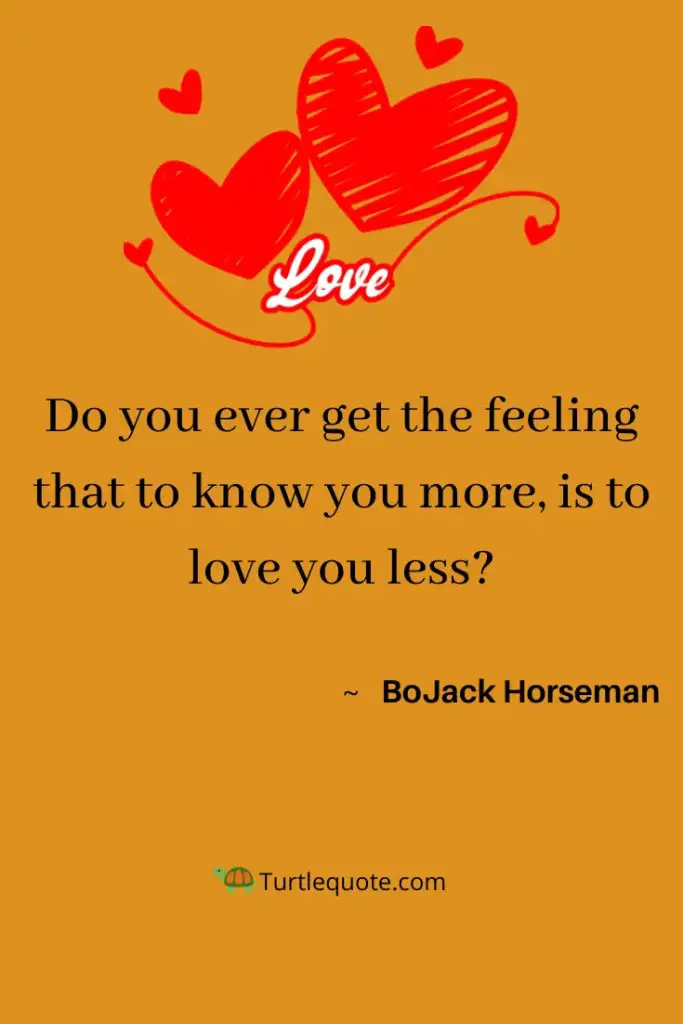 BoJack Horseman Quotes About Love