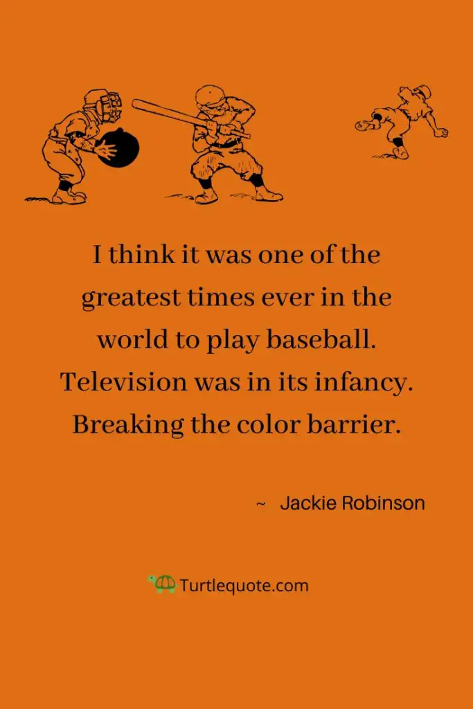 Jackie Robinson Quotes On Baseball