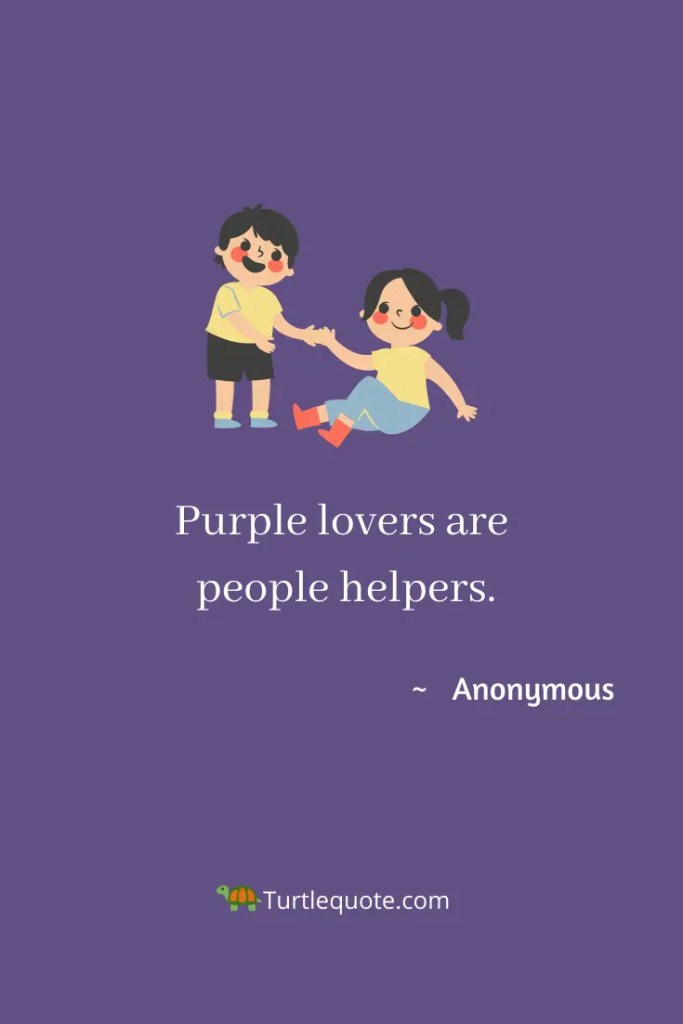Positive Purple Color Quotes