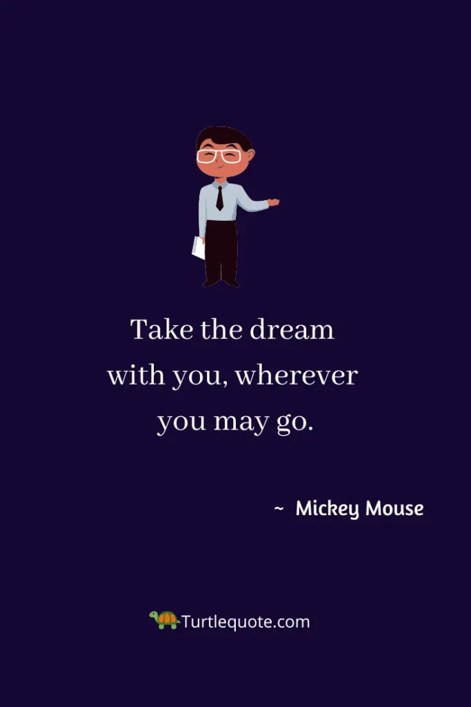 Mickey Mouse Inspirational Quotes