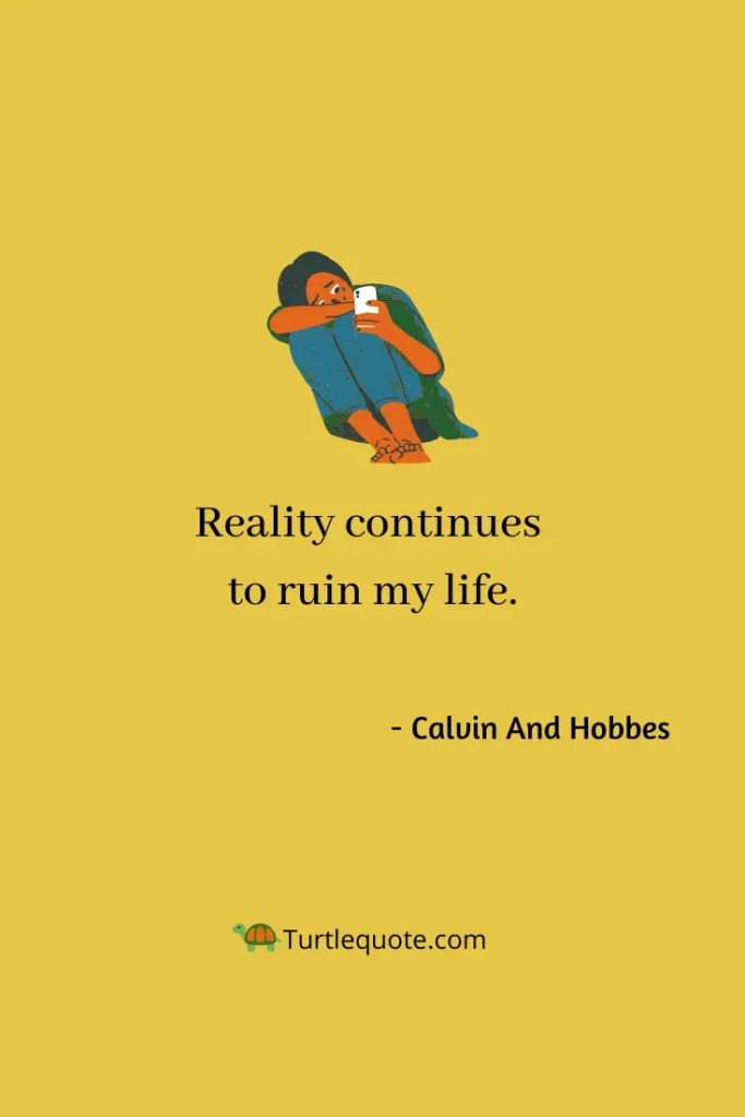 Calvin and Hobbes Funny Quotes
