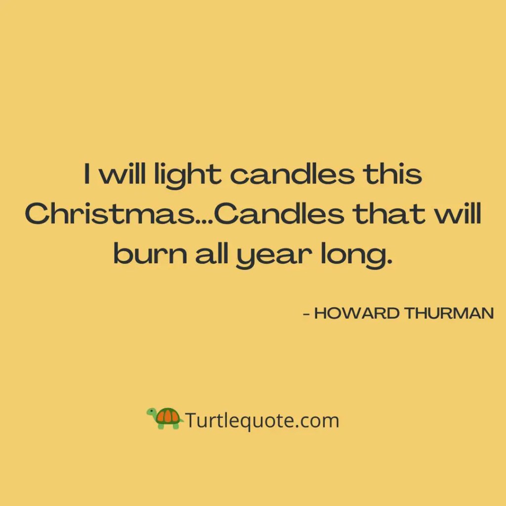 Howard Thurman Quotes Christmas