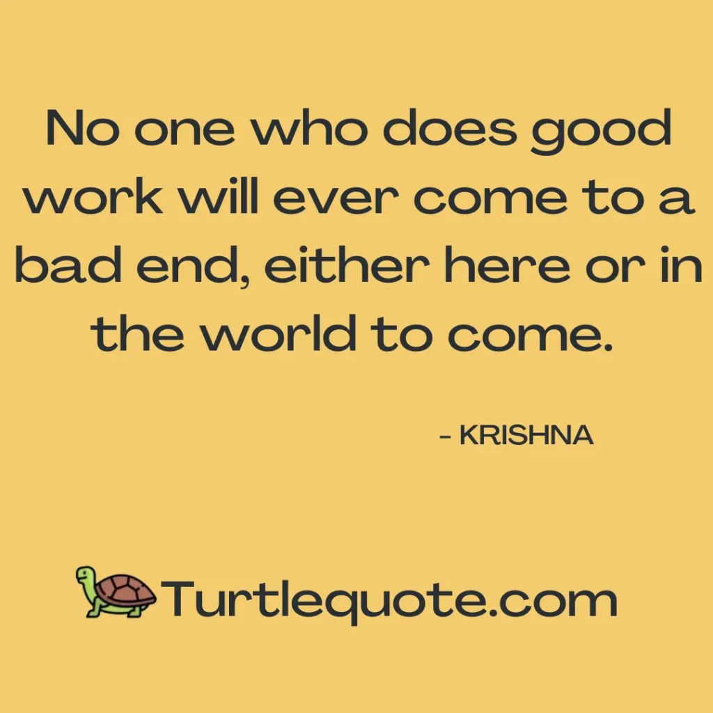 Positive Krishna Quotes on Life