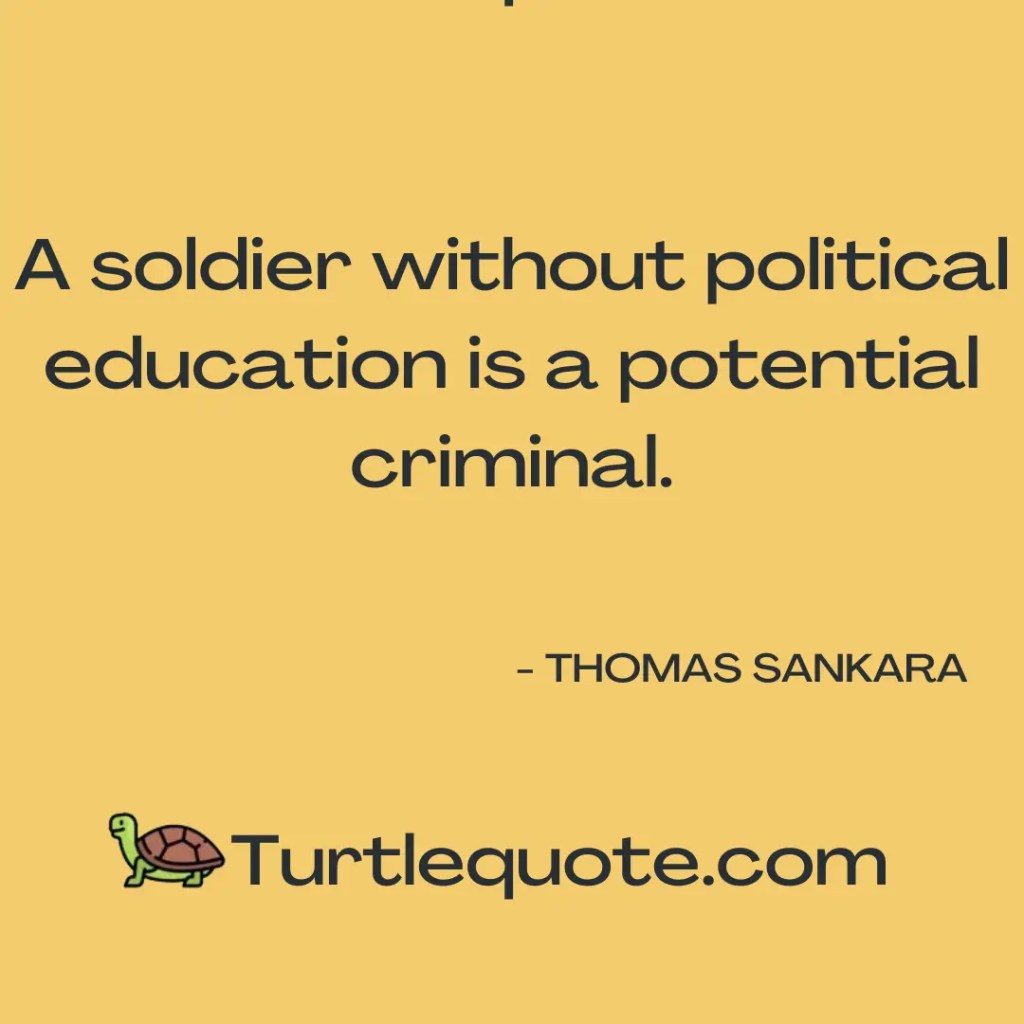 Thomas Sankara Quotes Explain Revolution