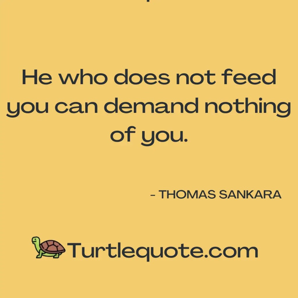 Thomas Sankara Quotes Explain Revolution