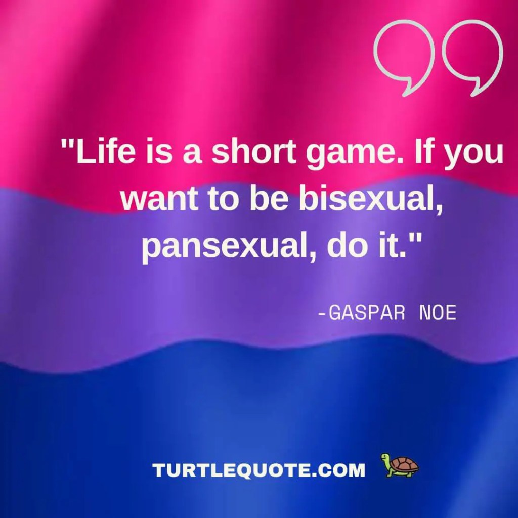 Life is a short game. If you want to be bisexual, pansexual, do it.