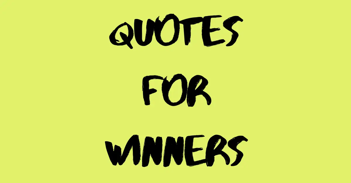 64 Winners Attitude Quotes to Help You Develop a Winning Mindset
