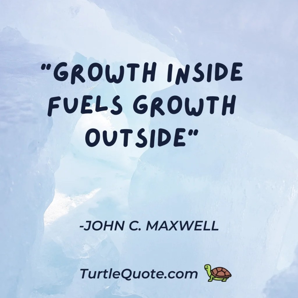 "Growth inside fuels growth outside"