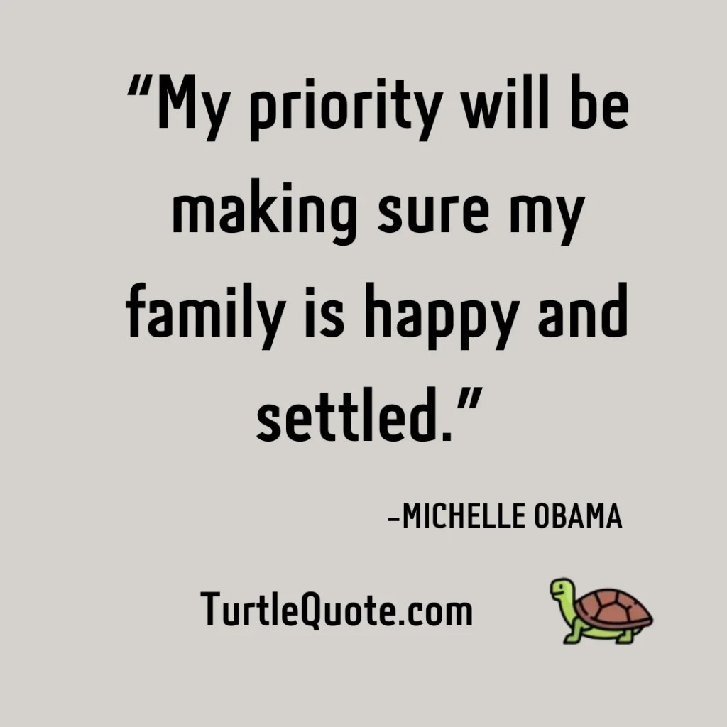 “My priority will be making sure my family is happy and settled.” 
